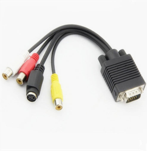 Cable Adaptador VGA a RCA y S-Video - Conectividad Universal - Image 3