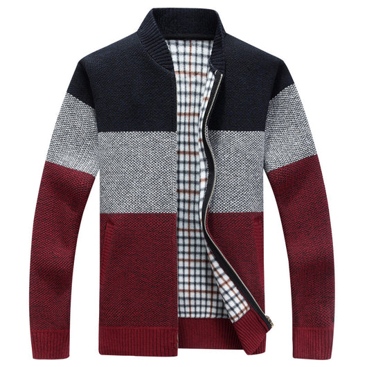Suéter Saco Hombre Cuello V Oversize Cálido - Image 7