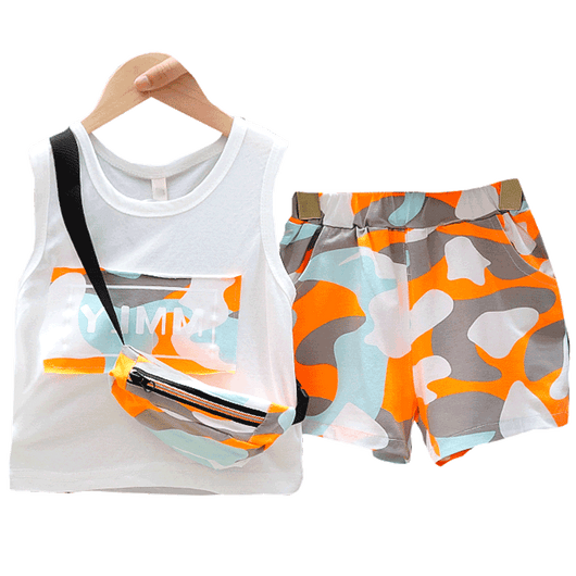 Conjunto de Chaleco y Pantalón para Niño - Estilo Verano - Image 5