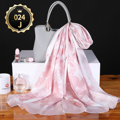 Chal Otoño Invierno Mujer Satén Liso Crepe Elegante - Image 22