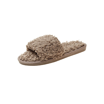 Pantuflas de Lana Rizada para Mujer con Suela Antideslizante - Image 29
