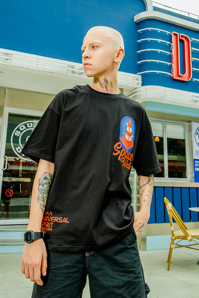 Playera Retro Oso Espacial - Corte Holgado Verano - Image 35