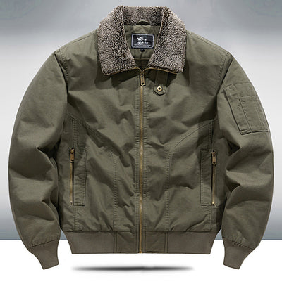 Abrigo Oversize Forrado en Polar para Hombre Talla Grande - Image 11