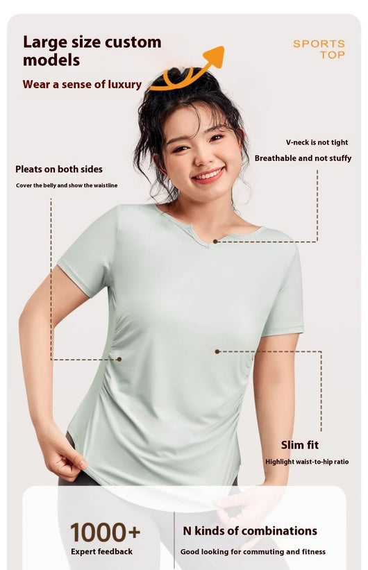 Playera Deportiva Ajustada de Secado Rápido con Control Abdominal - Image 21