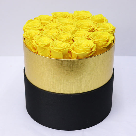Caja de Regalo Navideña con Rosas Preservadas Hug Bucket - Image 22