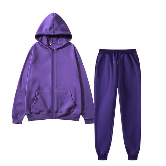 Conjunto Deportivo de Polar para Hombre Color Sólido - Image 17