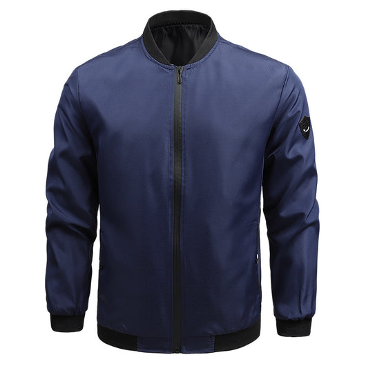 Abrigo Casual de Hombre Liso para Primavera y Otoño - Image 7