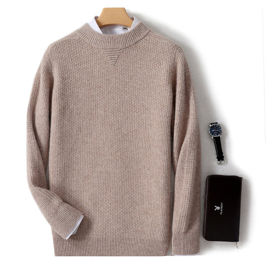 Suéter de Cachemira con Patrón Rombo para Hombre - Invierno - Image 6