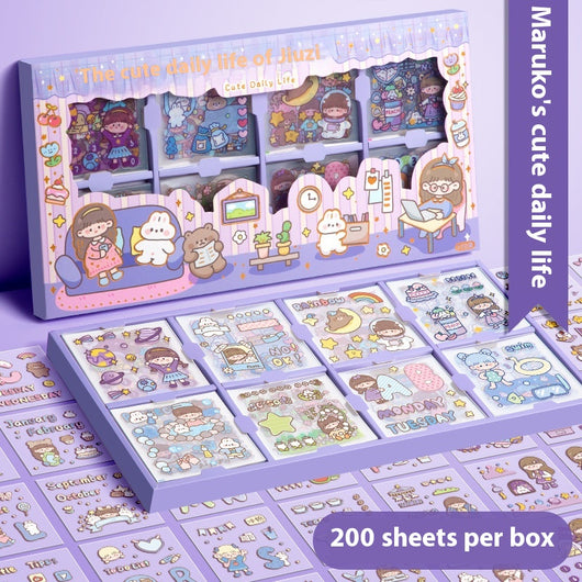 200 Stickers Impermeables para Tienda de Campaña con Diseño Cartoon - Image 6