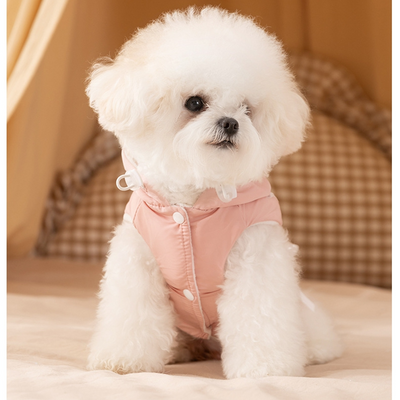 Abrigo Térmico para Gatos y Perros - Chaqueta Acolchada Invierno con Moño - Image 36