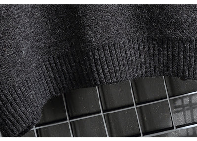 Cardigan Tejido Japonés para Hombre - Suéter Elegante Estilo Otoño Invierno - Image 12