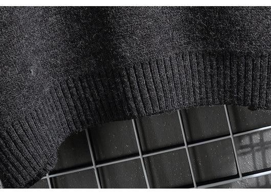 Cardigan Tejido Japonés para Hombre - Suéter Elegante Estilo Otoño Invierno - Image 12