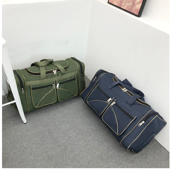 Bolsa Mensajera Deportiva Plegable de Gran Capacidad en Tela Oxford