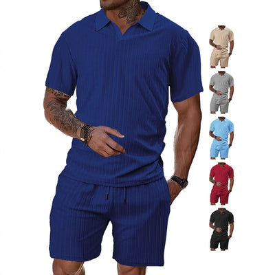Conjunto Deportivo Casual Hombre Tela Transpirable Cuello Redondo - Image 5