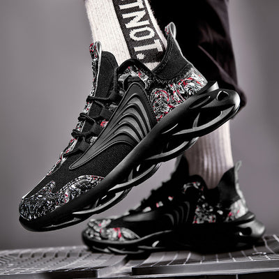 Zapatillas Deportivas Mesh Transpirables con Diseño Graffiti - Image 3