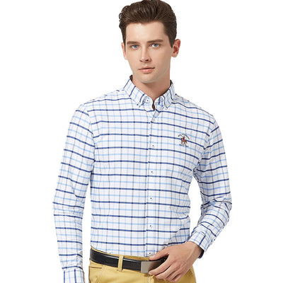 Camisa Oxford de Algodón Puro para Hombre - Estilo Ejecutivo Casual - Image 12