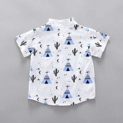 Conjunto de Camisa Triangular Manga Corta - Image 3