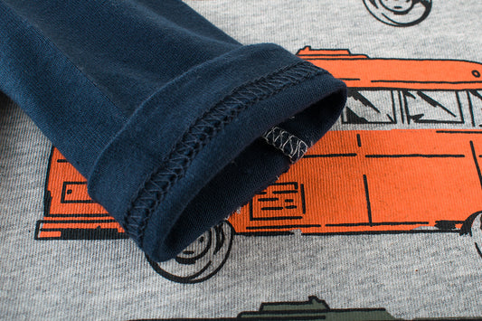 Camiseta Manga Larga Estilo Coreano para Niño - Image 2