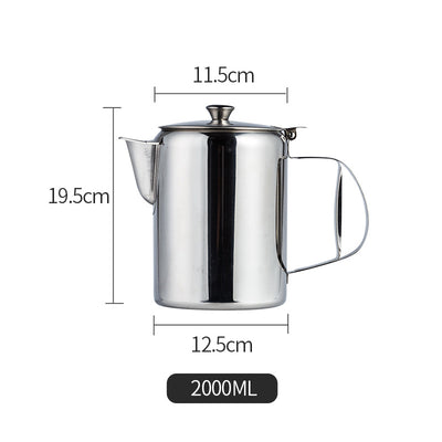 Tetera de Acero Inoxidable Estilo Hong Kong para Té y Café - Image 11