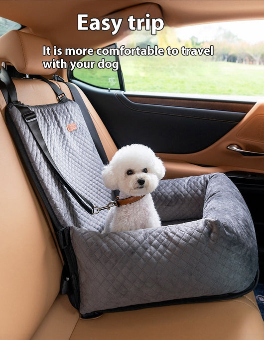 Cama Cómoda para Mascotas en Auto - Cojín de Viaje - Image 9
