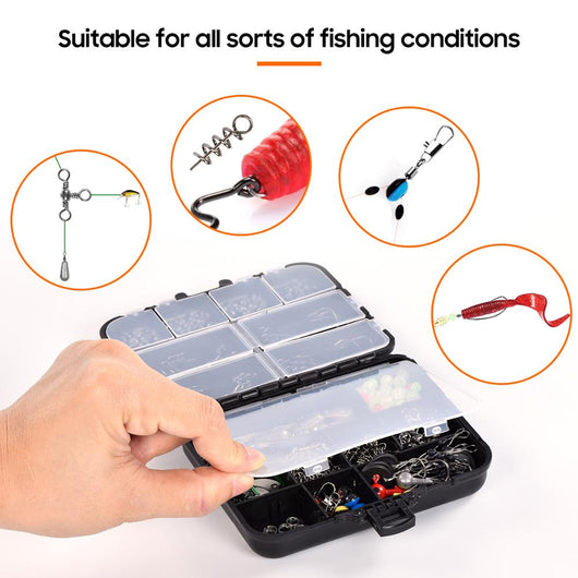 Maletín de Pesca Marina 246 Piezas - Kit Completo de Accesorios y Cebos - Image 6