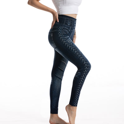 Pantalones Capri Slim Fit Transpirables en Negro - Image 7