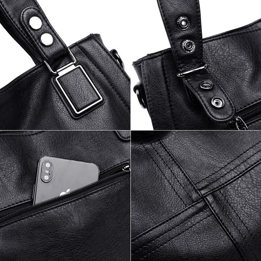Bolso de Hombro de Cuero PU para Mujer - Image 4