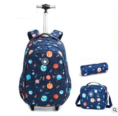 Mochila Escolar con Ruedas Ergonómica - Alivia la Carga y Respira - Image 2