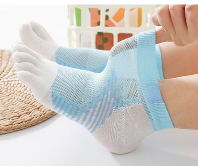 5 Pares de Calcetines Deportivos con Dedos Separados para Mujer - Malla Transpirable - Image 14