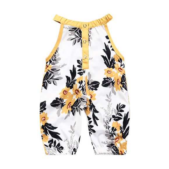 Mono Floral sin Mangas para Niñas - Diseño Moderno y Cómodo