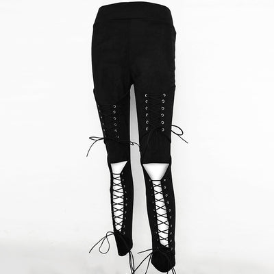 Pantalones de Pana Terciopelada con Cordones - Image 9
