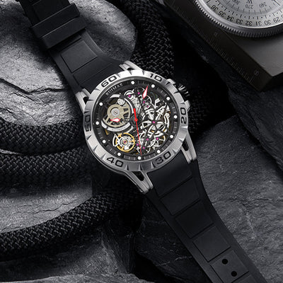 Reloj Mecánico Automático con Correa de Silicona - Image 5