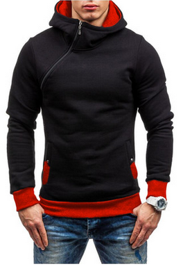 Sudadera con Cierre Oblicuo - Hoodie Deportivo Casual para Hombre - Image 5