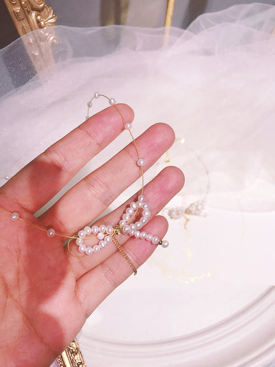 Aretes de Perla con Moño - Image 10