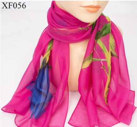 Pañoleta Estampada Primavera Otoño en Chifón Ligero - Image 19