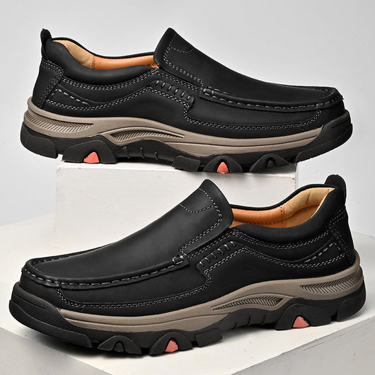 Zapatos Casuales de Cuero para Hombre Talla Grande - Cómodos y Ligeros - Image 3