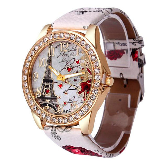 Reloj de Pulsera Vintage París Torre Eiffel para Mujer - Cuarzo Casual - Image 11