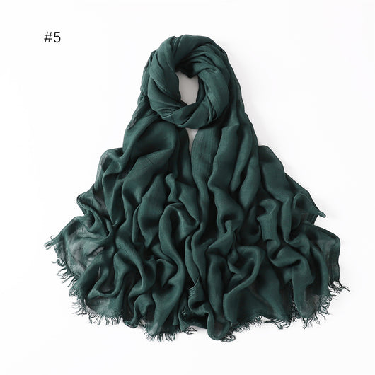 Pashmina Modal Fina Transpirable - Chal Ligero Monocromático para Mujer - Image 10