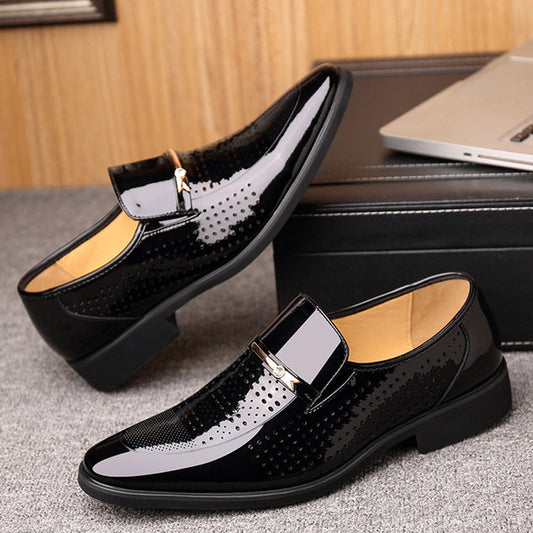 Sandalias de Cuero Transpirables para Hombre - Estilo Ejecutivo y Casual