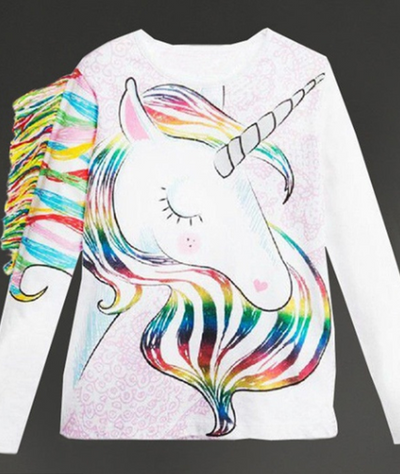 Camiseta Infantil Estampado Caballo 3D - Moda Europea Tendencia - Image 7
