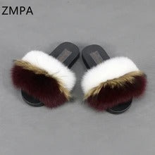 Pantuflas de Piel de Zorro - Chanclas de Lujo - Image 5