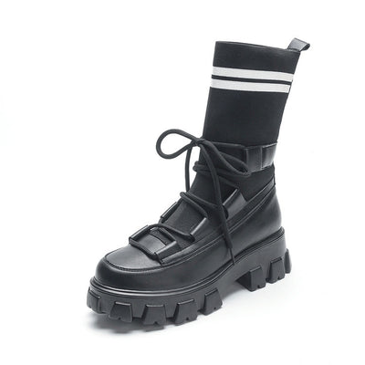 Botas de Lana con Suela Gruesa para Mujer - Image 12