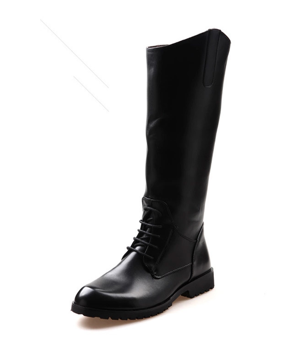 Botas Ecuestres Impermeables de Cuero para Hombre y Mujer - Botas Altas hasta la Rodilla Negro y Café