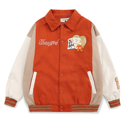 Jersey de Béisbol Holgado con Diseño de Corazón Estilo Street - Image 6