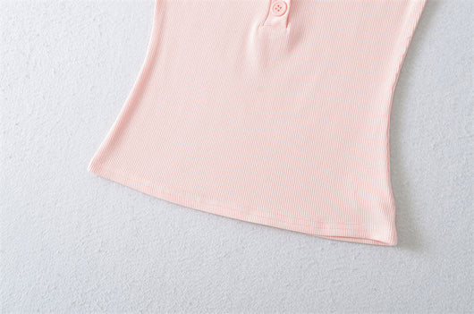 Playera Cuello V Ajustada de Manga Corta - Diseño Moderno y Favorecedor - Image 36