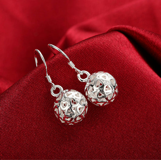 Aretes de Corazón Hueco - Image 2
