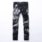 Jeans con Estampado de Lobo