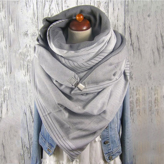 Bufanda Térmica de Lana Polar para Mujer Talla Plus