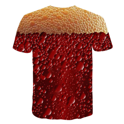 Playera Estampado Cerveza y Burbujas - Image 2