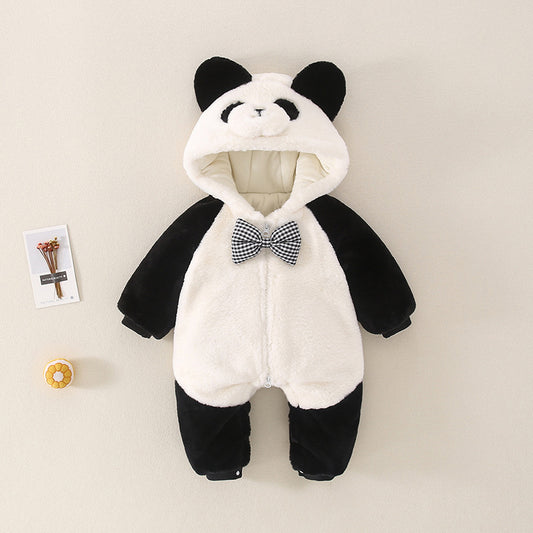 Pijama Enterizo Bebé Diseño Panda Adorable